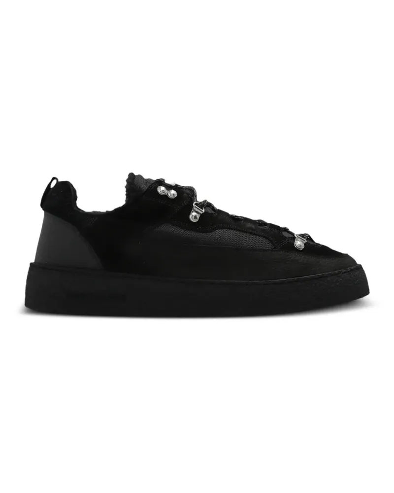 Dsquared2 Gestreifte Rapper's Delight Sneakers - Schwarz Schwarz