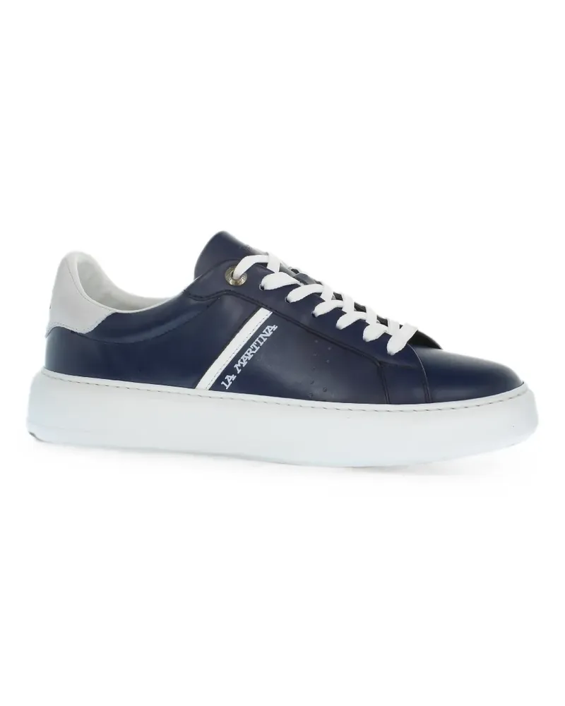 La Martina Sneakers mit Logo-Print - Blau Blau