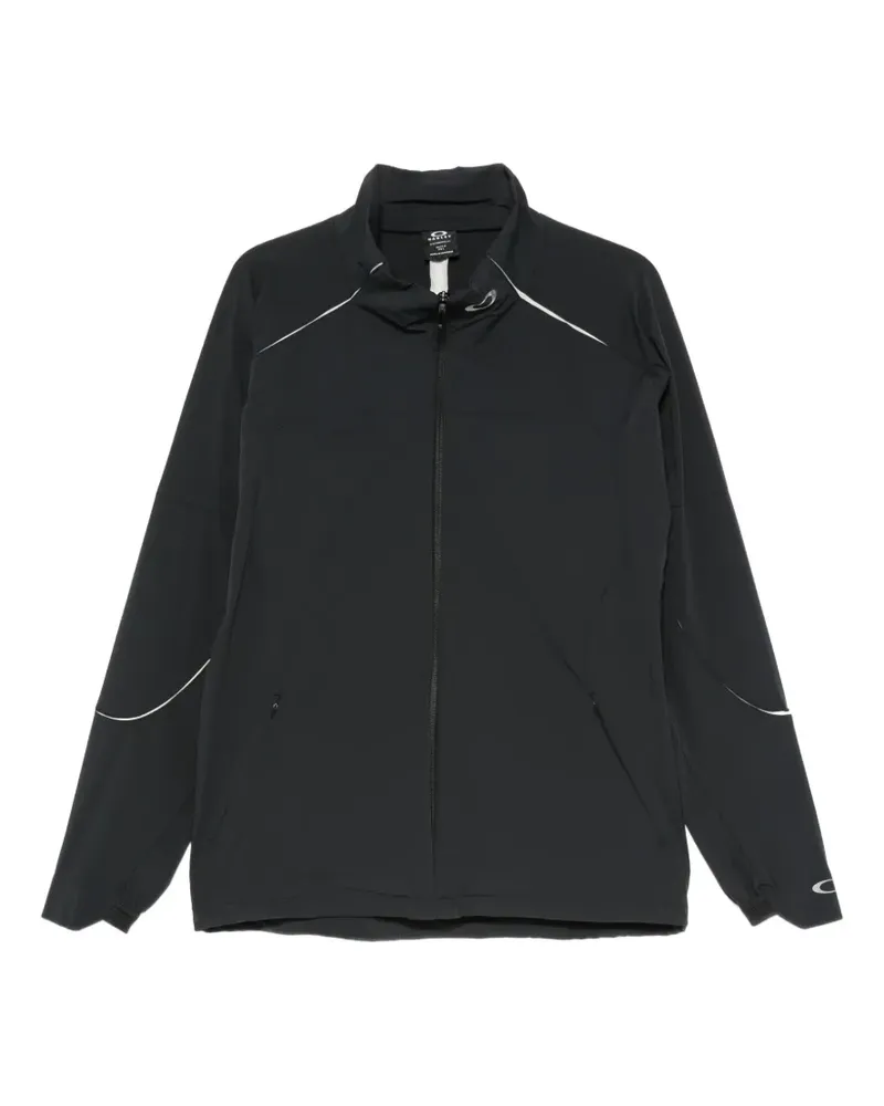 Oakley Fusion Flex Neo logo-plaque zip-up jacket - Schwarz Schwarz