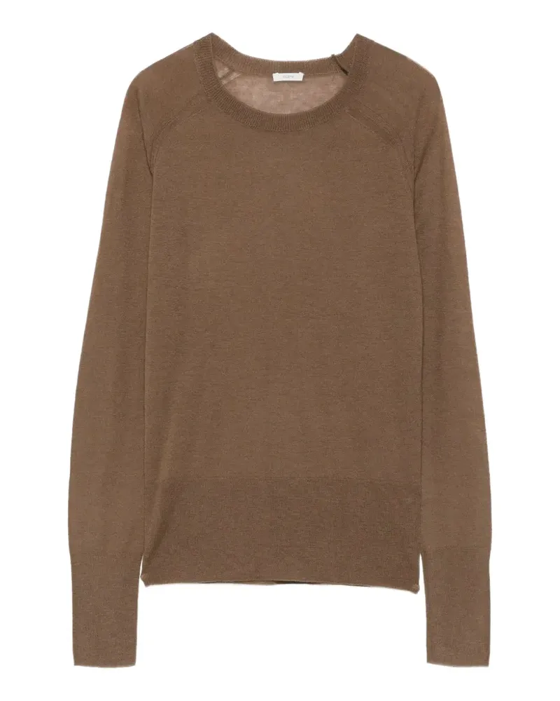 Joseph Geras Cashair fine-knit cashmere sweater - Braun Braun