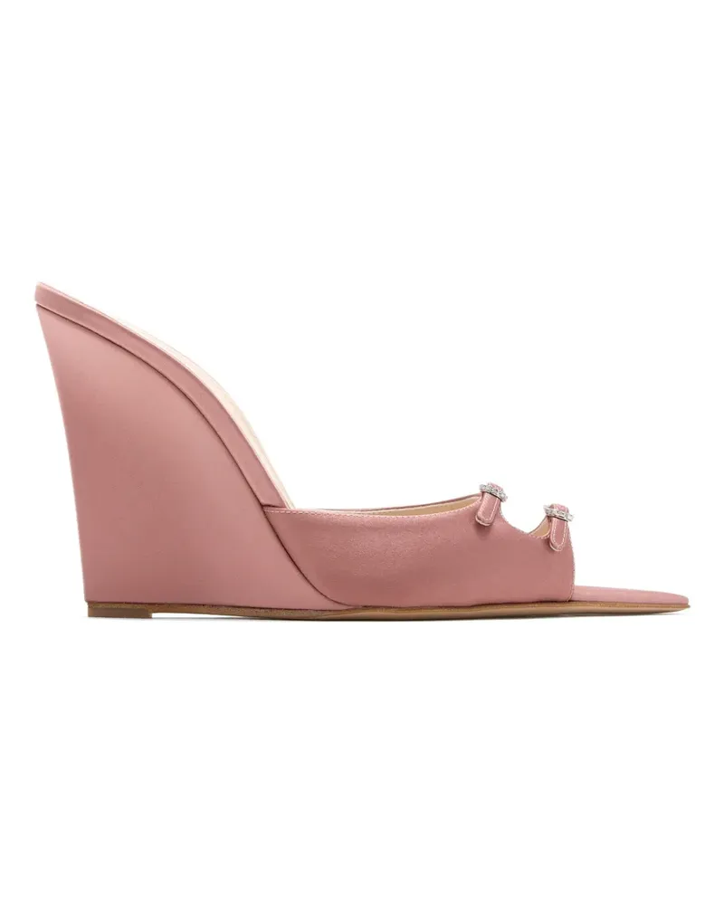 Andrea Wazen crystal-embellishment sandals - Rosa Rosa