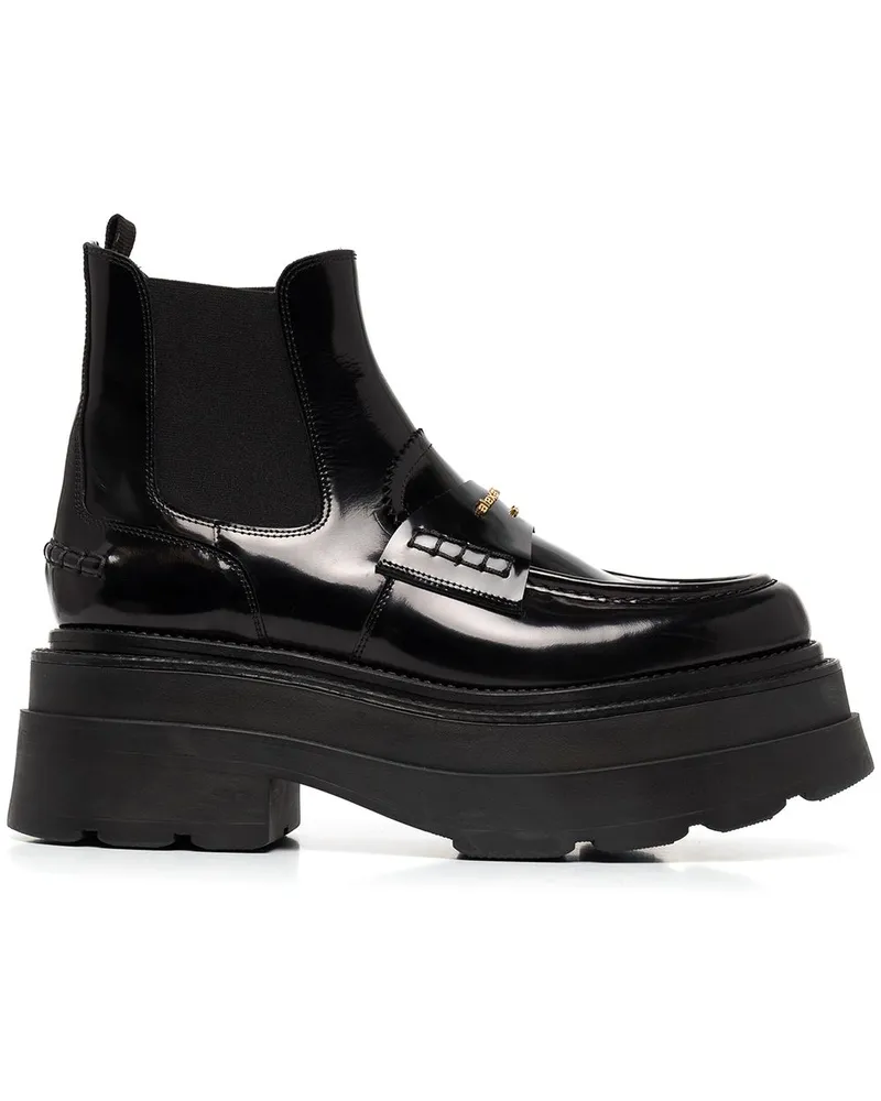Alexander Wang Stiefel mit dicker Sohle - Schwarz Schwarz