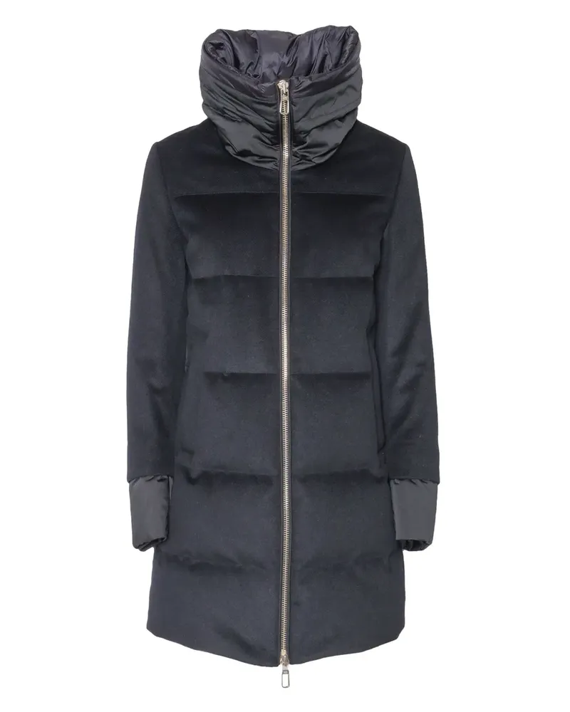 DUNO Adriel drawstring funnel-neck coat - Grau Grau