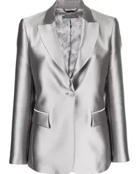 Alberta Ferretti Einreihiger Blazer Grau