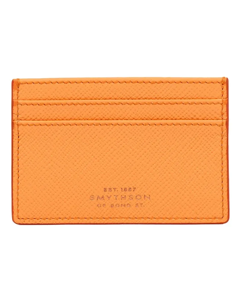 Smythson Panama' Kartenetui - Orange Orange