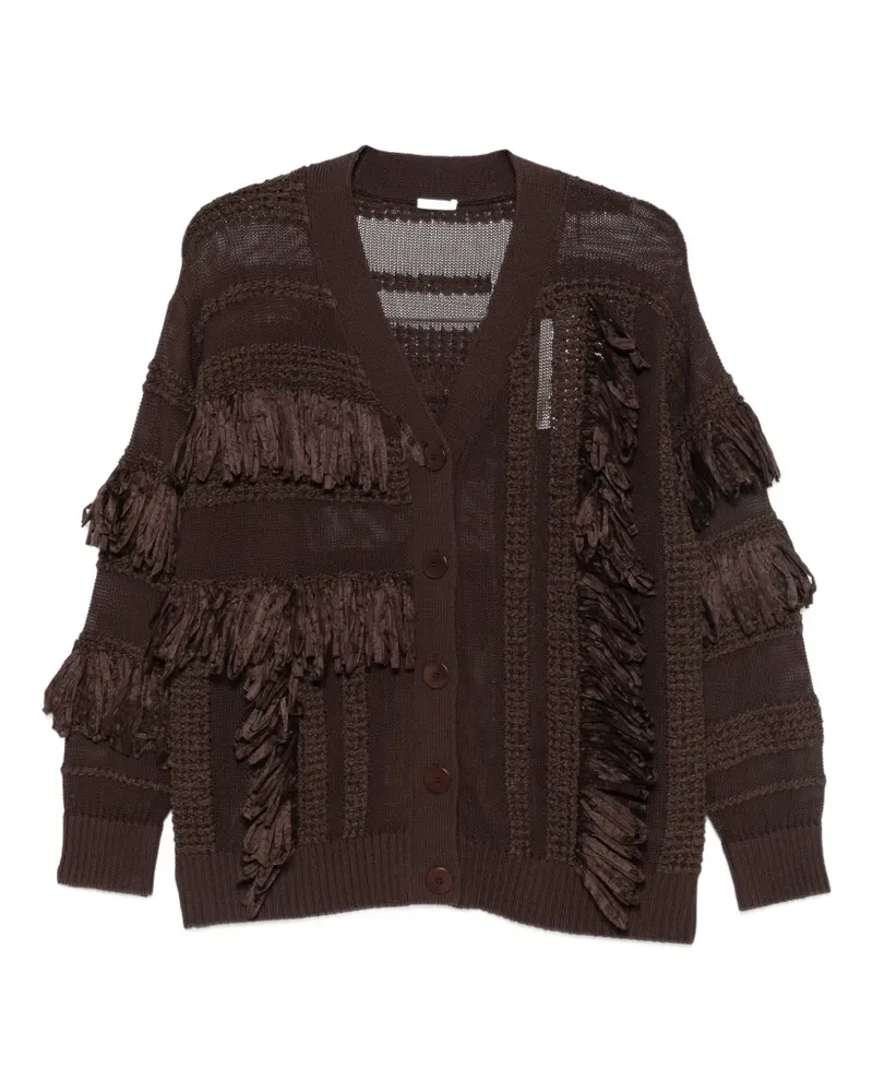 Joseph Musa fringe-trimmed cardigan - Braun Braun