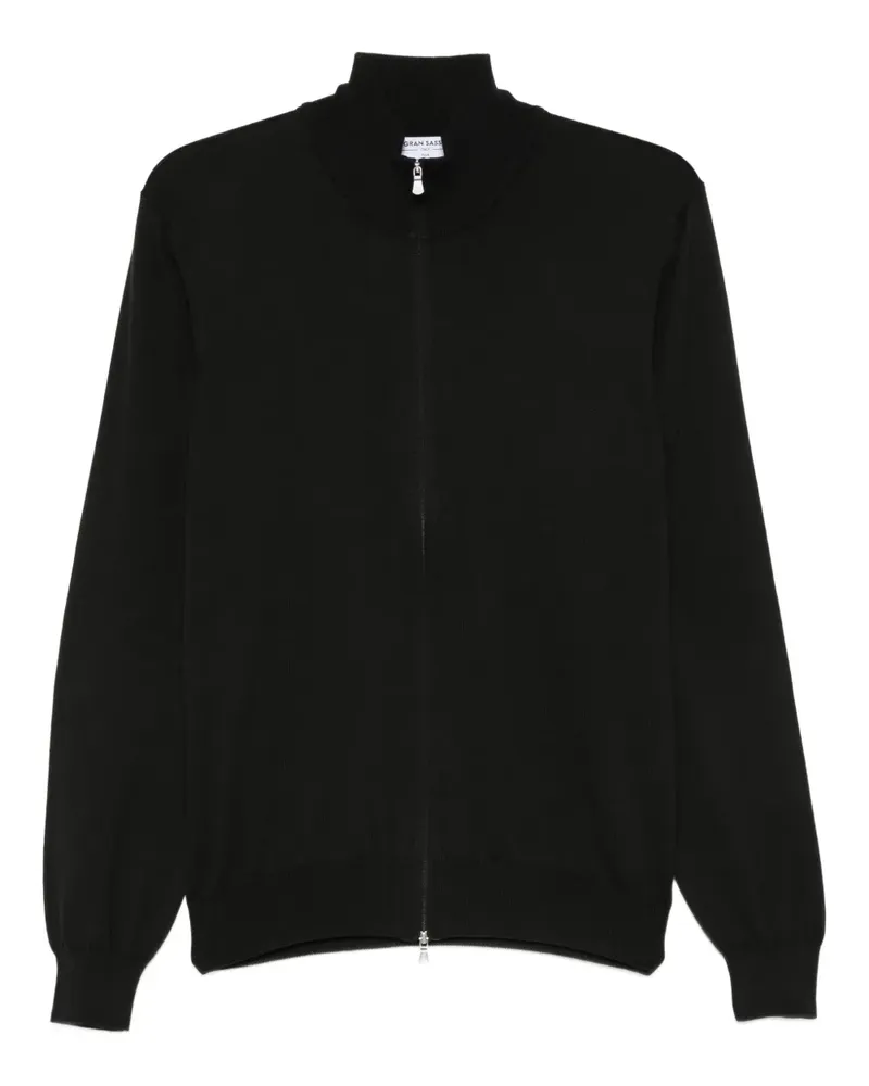 Gran Sasso Cardigan mit Reißverschluss - Schwarz Schwarz