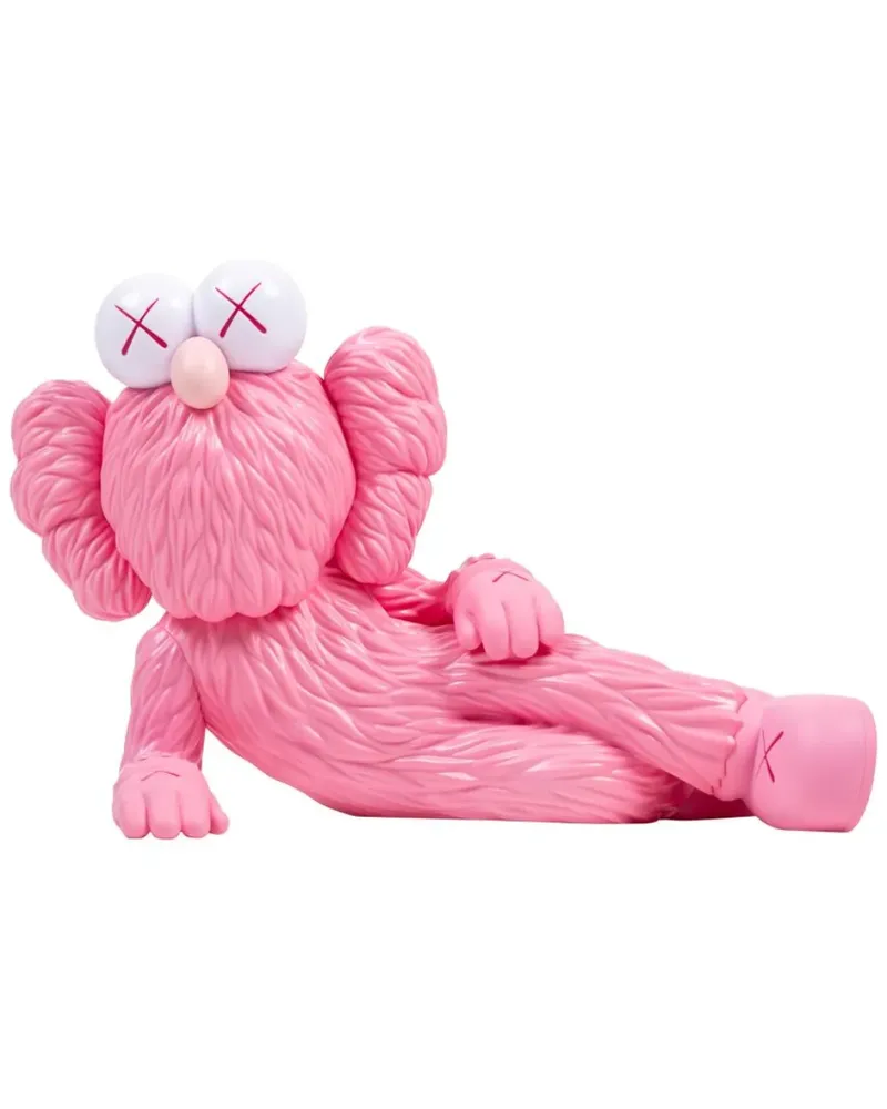 KAWS Time Off Figur aus Vinyl - Rosa Rosa