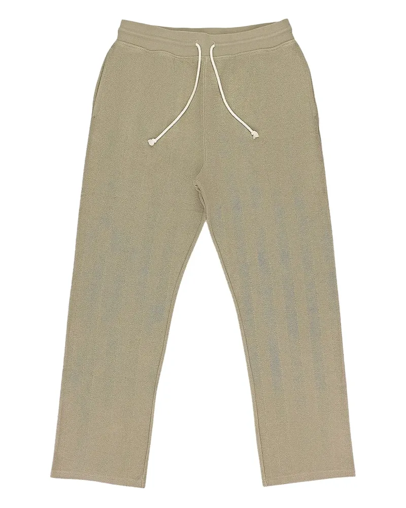 Aimé Leon Dore Stadium herringbone "Tan" track pants - Braun Braun