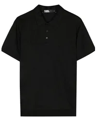 Karl Lagerfeld K/Signature Poloshirt Schwarz