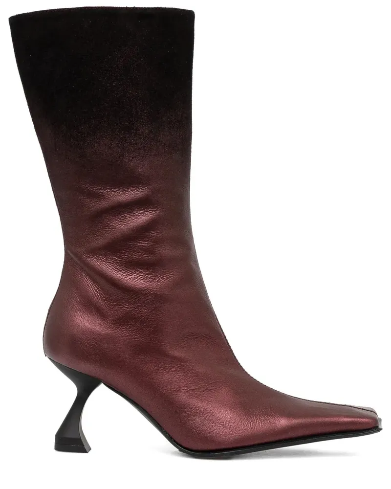 Miista Pearl Stiefel mit eckiger Kappe 70mm - Rot Rot