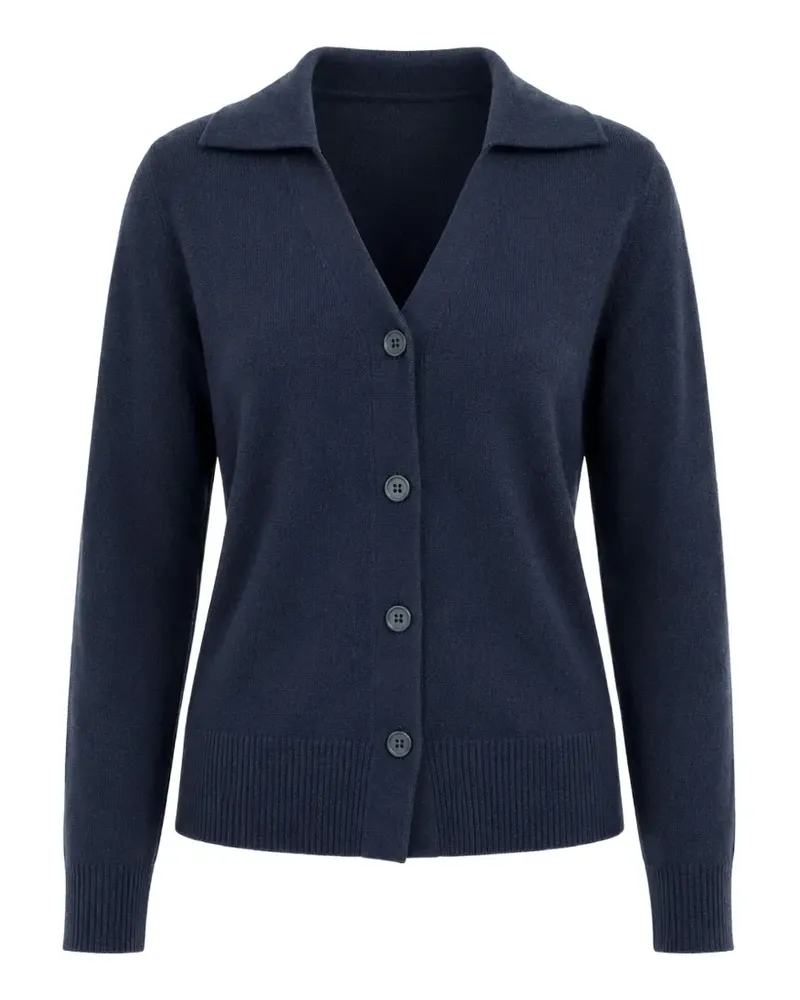 Autumn Cashmere Jonny collar cardigan - Blau Blau