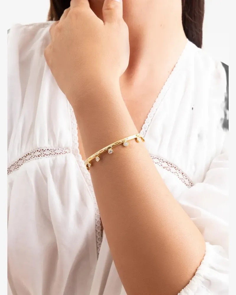 TAMARA COMOLLI Gypsy diamond bangle - Gold Gold