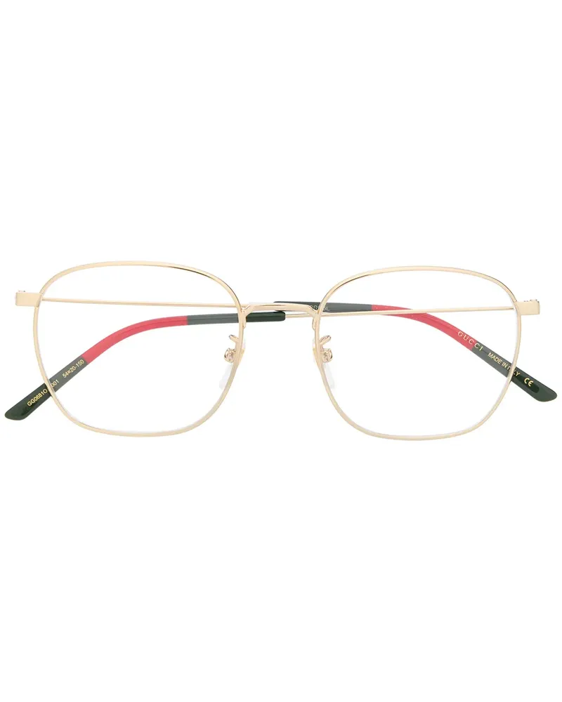 Gucci Eckige 'GG0681O' Brille - Gold Gold