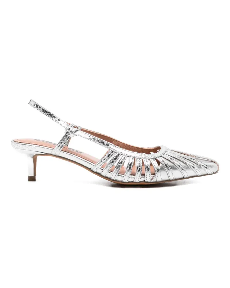 Bibi Lou Pumps mit Cut-Out - Silber Silber
