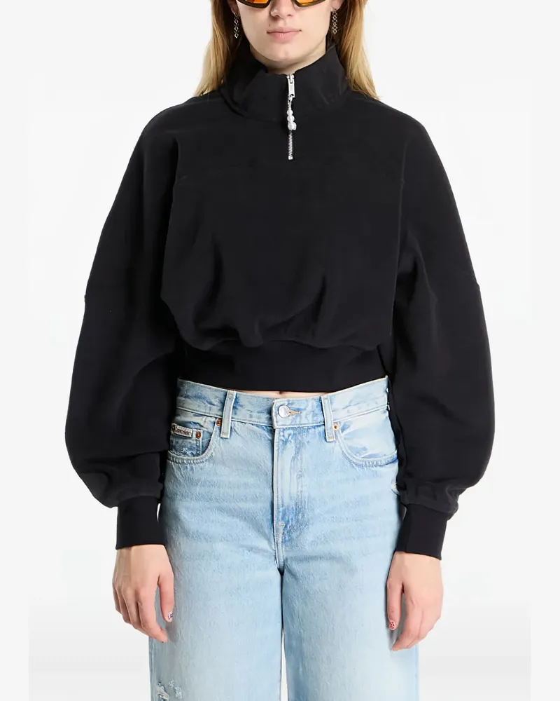 Jordan Fleeceoberteil mit Reißverschluss - Schwarz Schwarz