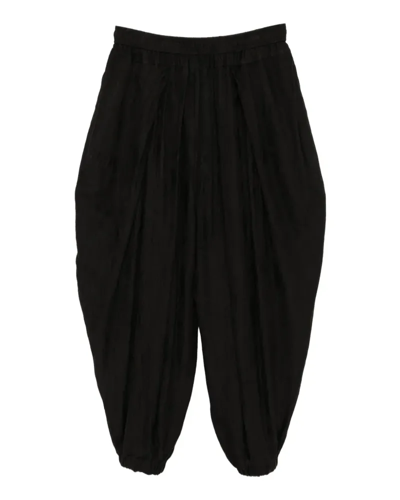 Julius Bundfaltenhose mit Kordelzug - Schwarz Schwarz