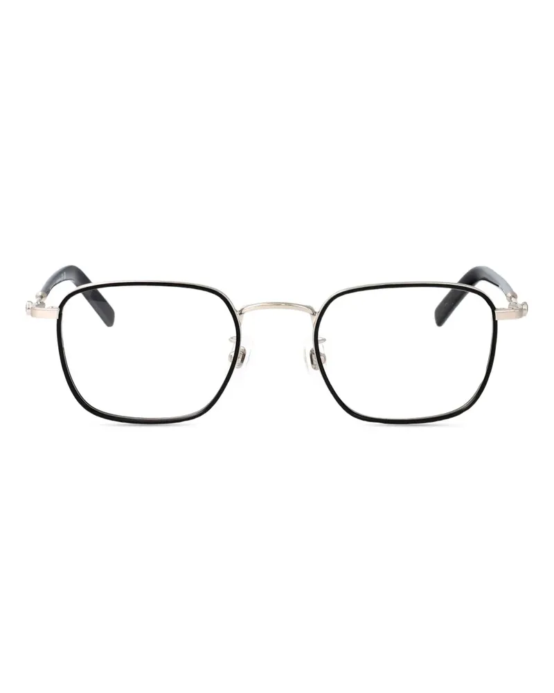 Montblanc Brille mit eckigem Gestell - Schwarz Schwarz