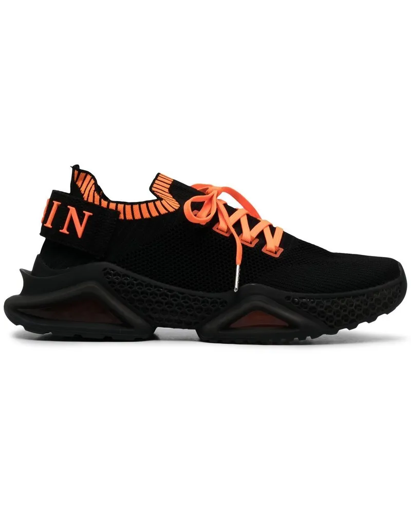 Philipp Plein Runner Iconic Sneakers - Schwarz Schwarz