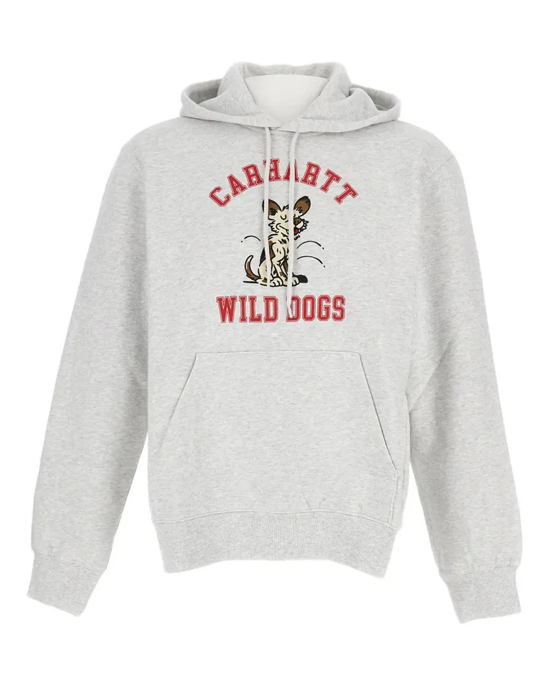 Carhartt WIP Wild Dogs Hoodie mit Kordelzug - Grau Grau