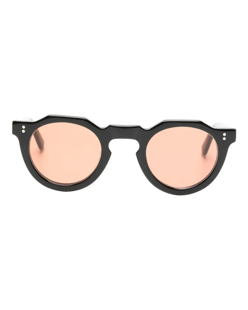 Lesca Pica round-frame sunglasses - Schwarz Schwarz