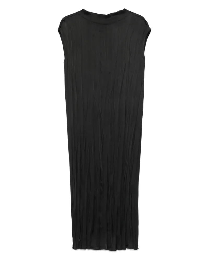 Antonelli Firenze Midikleid aus Satin - Schwarz Schwarz