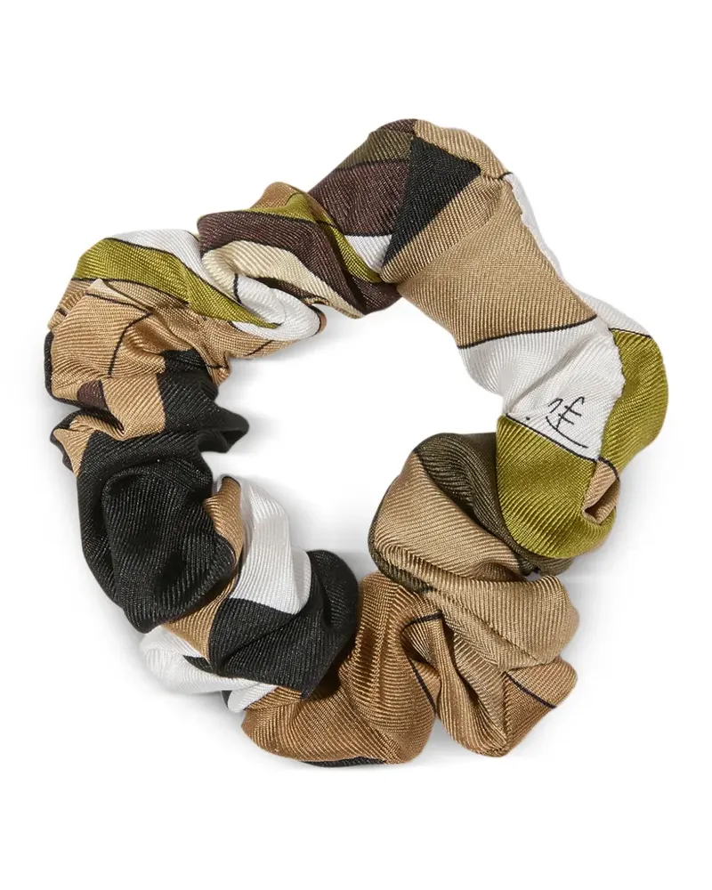 Emilio Pucci Twill-Haargummi aus Seide - Grün Grün