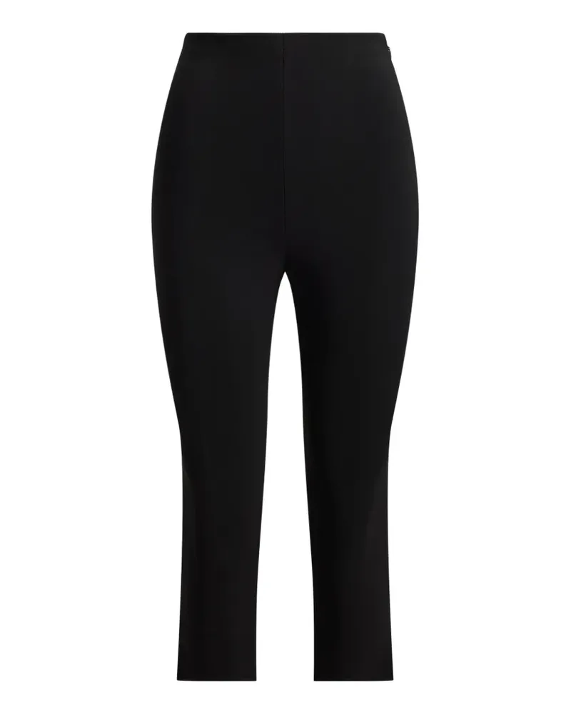 Ralph Lauren Schmale Cropped-Hose - Schwarz Schwarz
