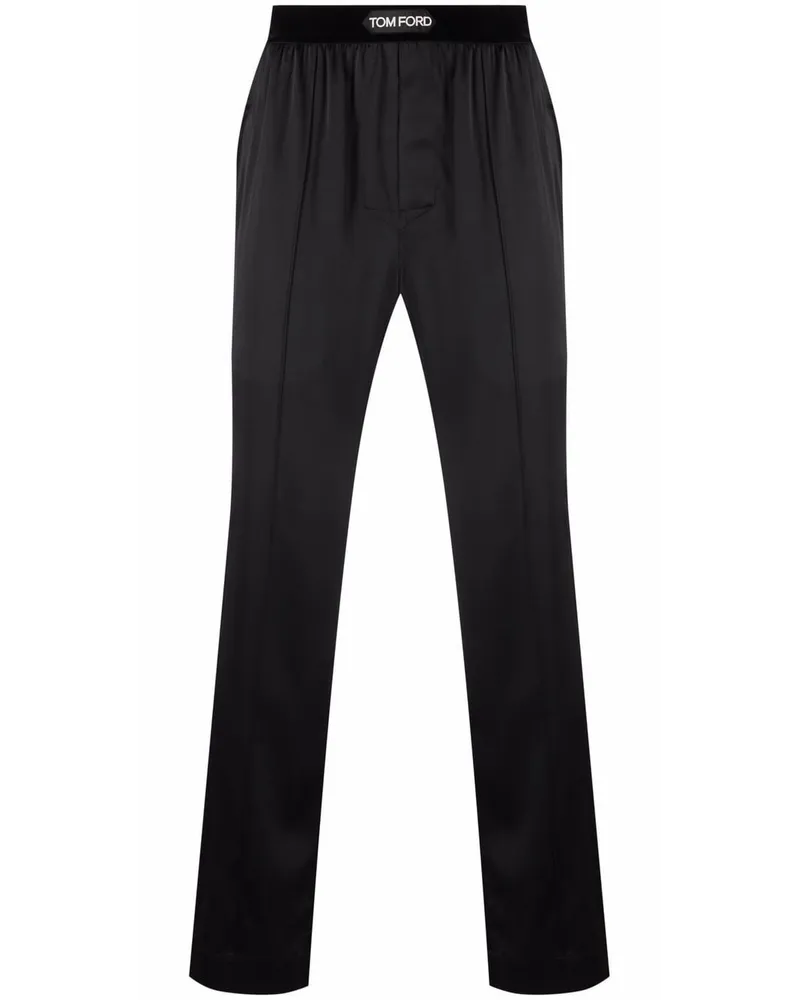 Tom Ford Pyjama-Hose aus Seide - Schwarz Schwarz