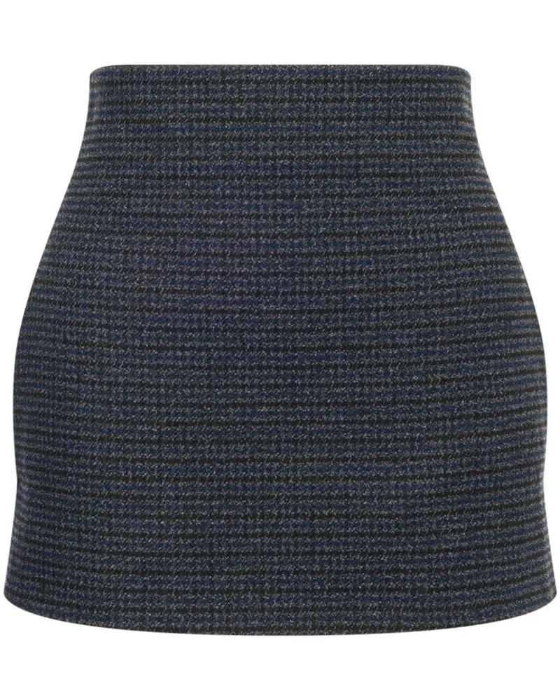 Philosophy Di Lorenzo Serafini Tweed-Minirock mit hohem Bund - Grün Grün