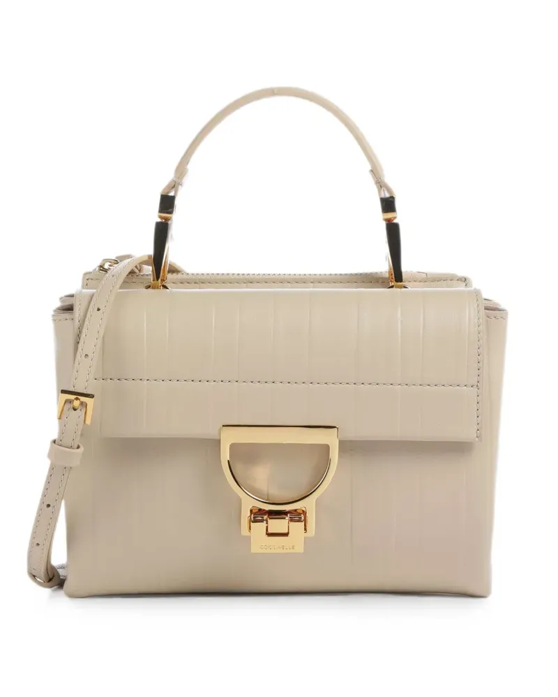 Coccinelle Arlettis Plisse shoulder bag - Nude Nude