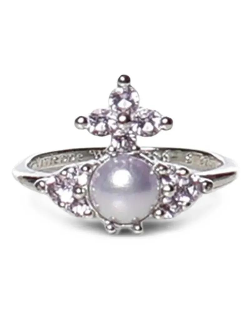 Vivienne Westwood Feorora crystal-embellished ring - Silber Silber