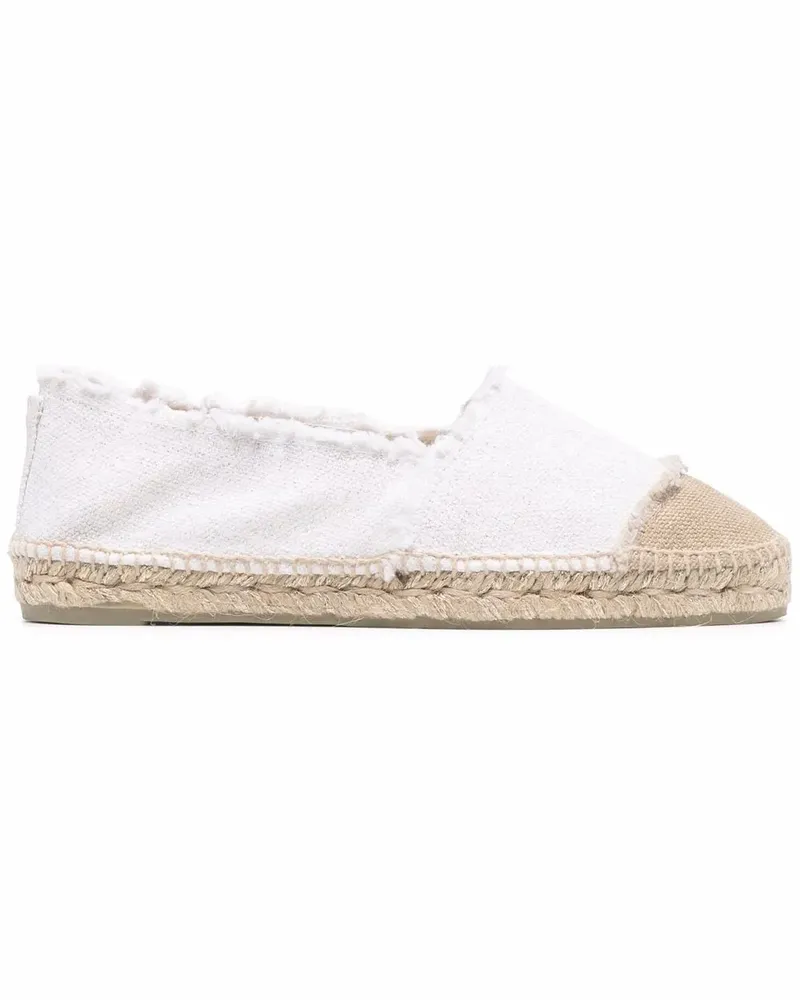 Castañer Ausgefranste Kampala Espadrilles - Weiß Weiß
