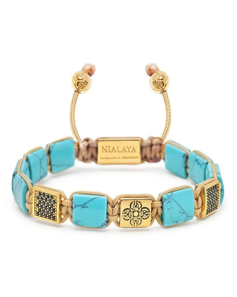 Nialaya Armband mit Schmucksteinen - Gold Gold