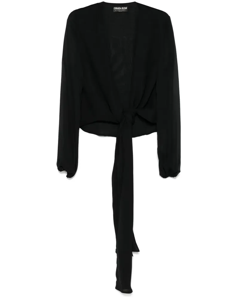 Chiara Boni Takao Bluse - Schwarz Schwarz