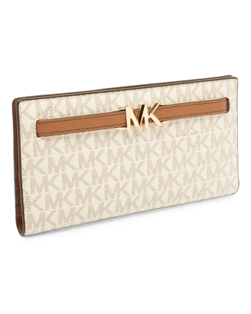 Michael Kors Reed Portemonnaie mit Logo - Weiß Weiß