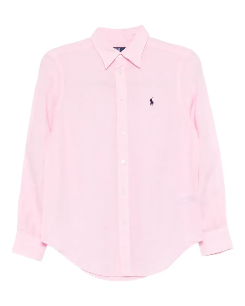 Ralph Lauren longsleeve linen top - Rosa Rosa