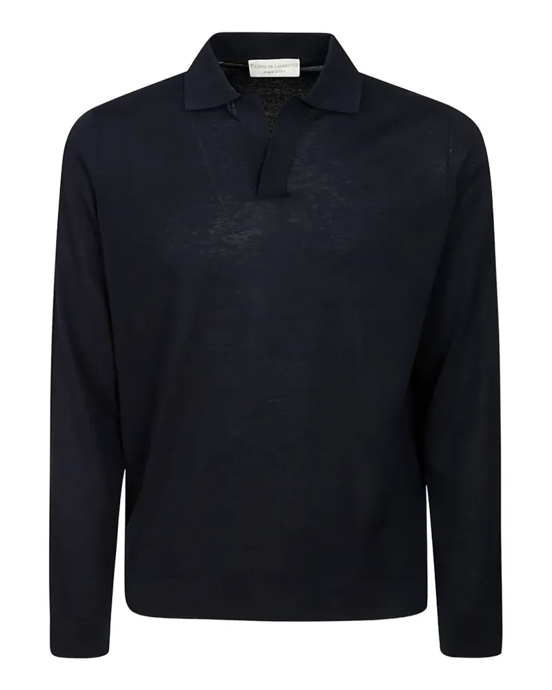 Filippo de Laurentiis long-sleeve T-shirt - Blau Blau