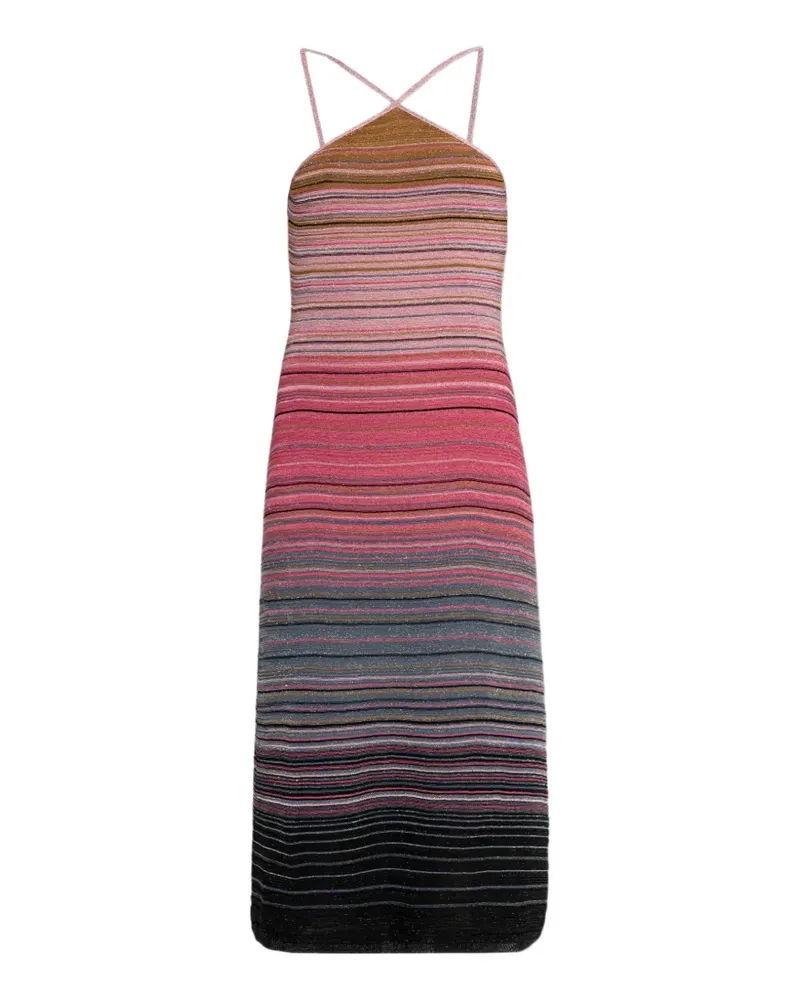 AKEP striped midi dress - Rosa Rosa