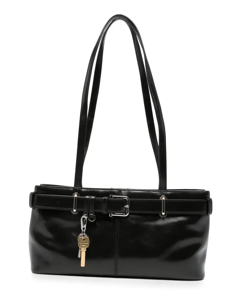 OSOI Brocle Schultertasche mit Schnallendetail - Schwarz Schwarz