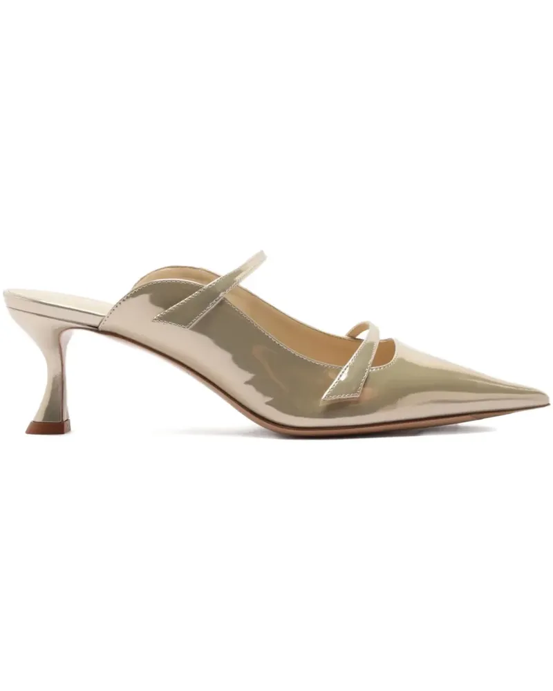 Alexandre Birman Tita Mules mit spitzer Kappe 60mm - Nude Nude