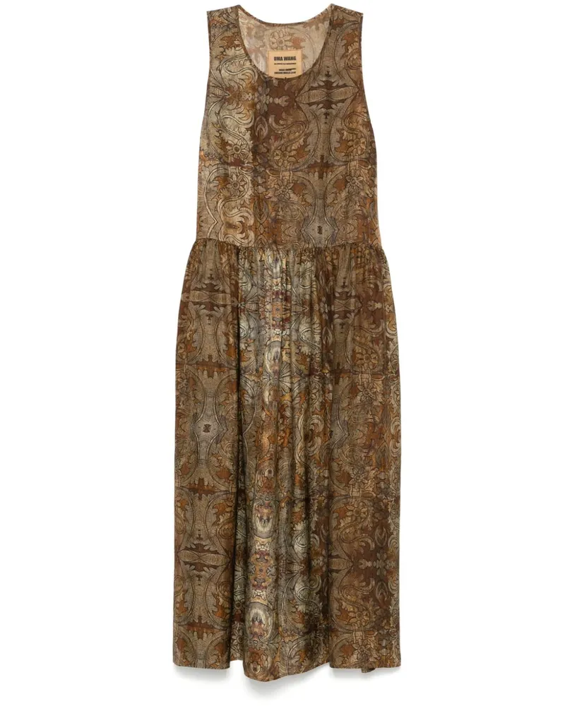 Uma Wang Ardal Maxikleid - Braun Braun
