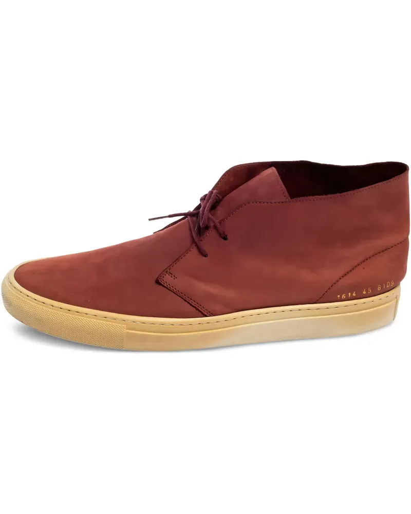 Common Projects Desert-Boots aus Wildleder - Rot Rot