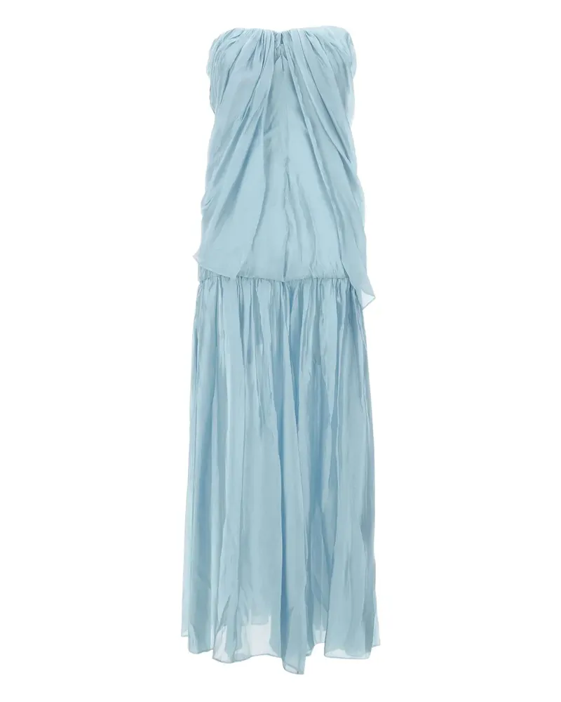 The Garment Drapiertes Midikleid - Blau Blau
