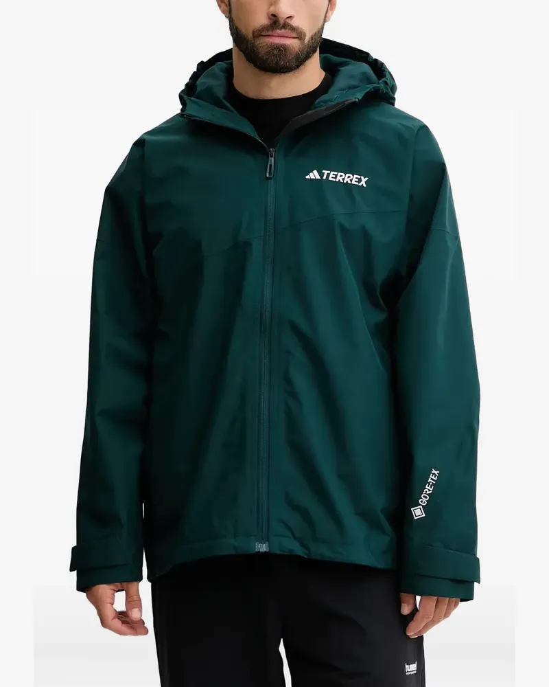 adidas Jacke mit Reißverschluss - Grün Grün