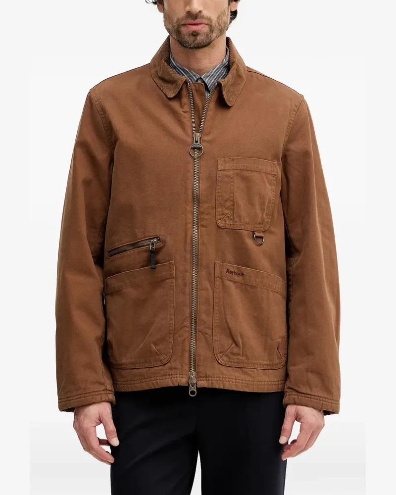 Barbour Cove Jacke mit Tasche - Braun Braun