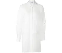 Hemdkleid mit Cut-Outs - Weiß