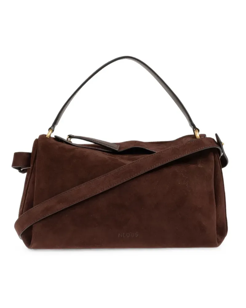 NEOUS Scorpius Tote Bag aus Wildleder - Braun Braun