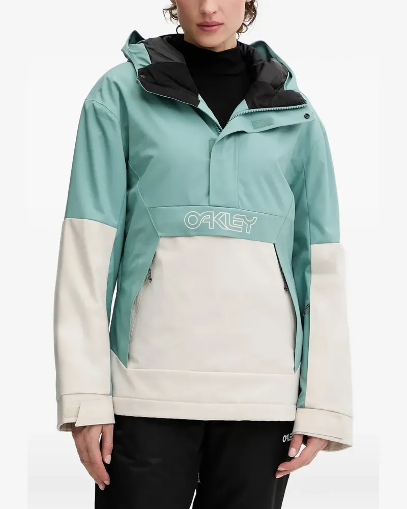 Oakley Tnp Tbt colour-block hooded ski jacket - Blau Blau