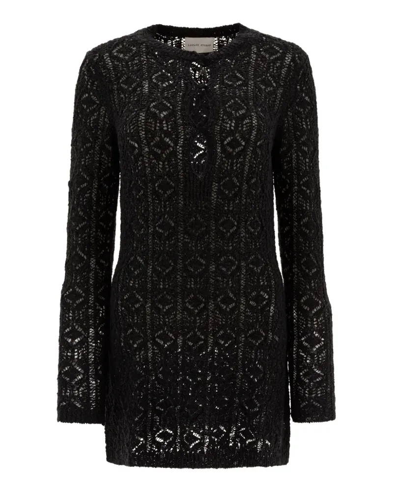 LOULOU cut-out dress - Schwarz Schwarz